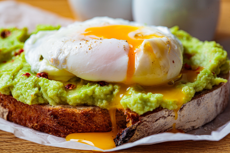 Avocado Toast with Egg and Apples variation Avocado Toast with Egg and Apples variation