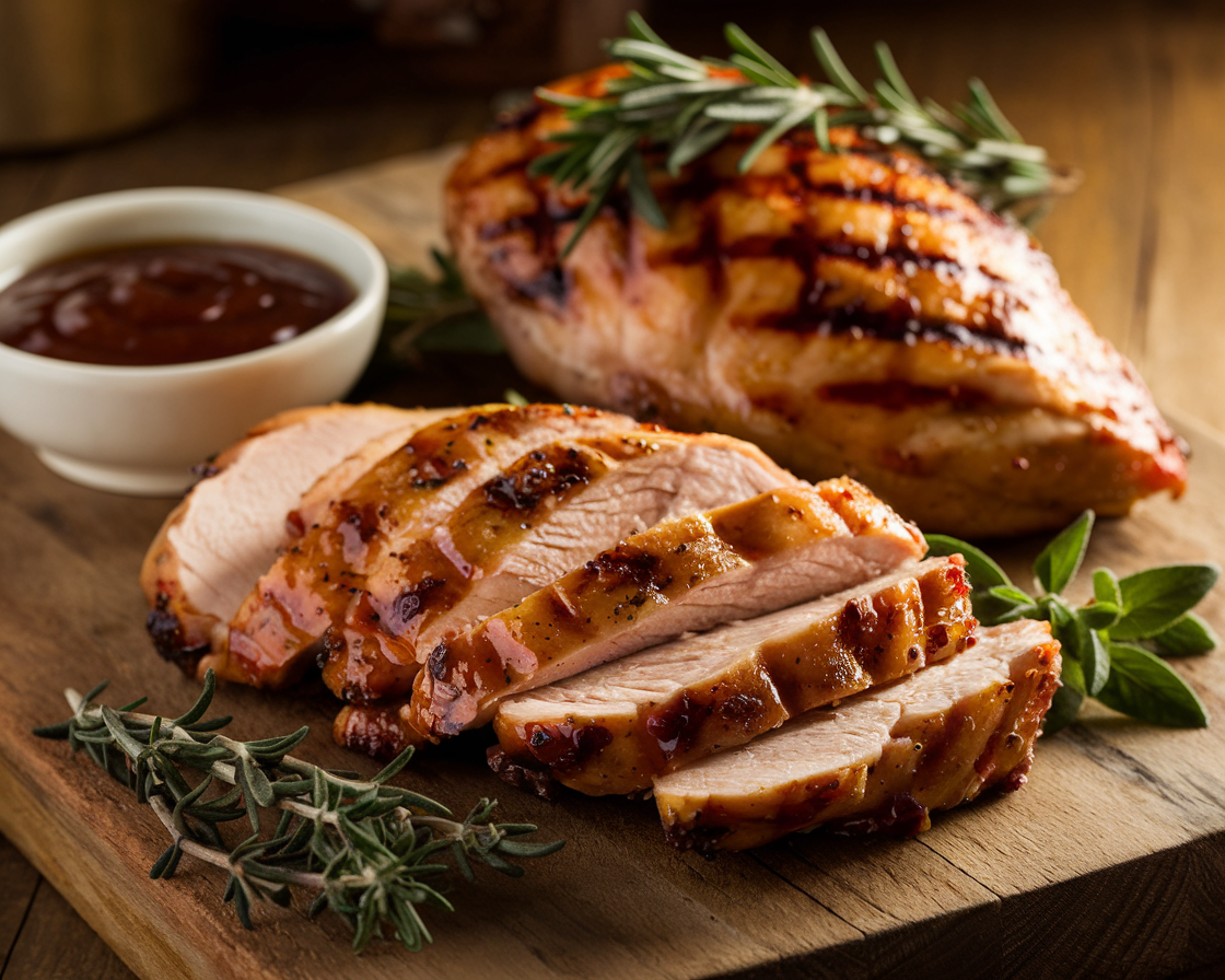 Juicy Smoked Chicken Breasts with Herbs