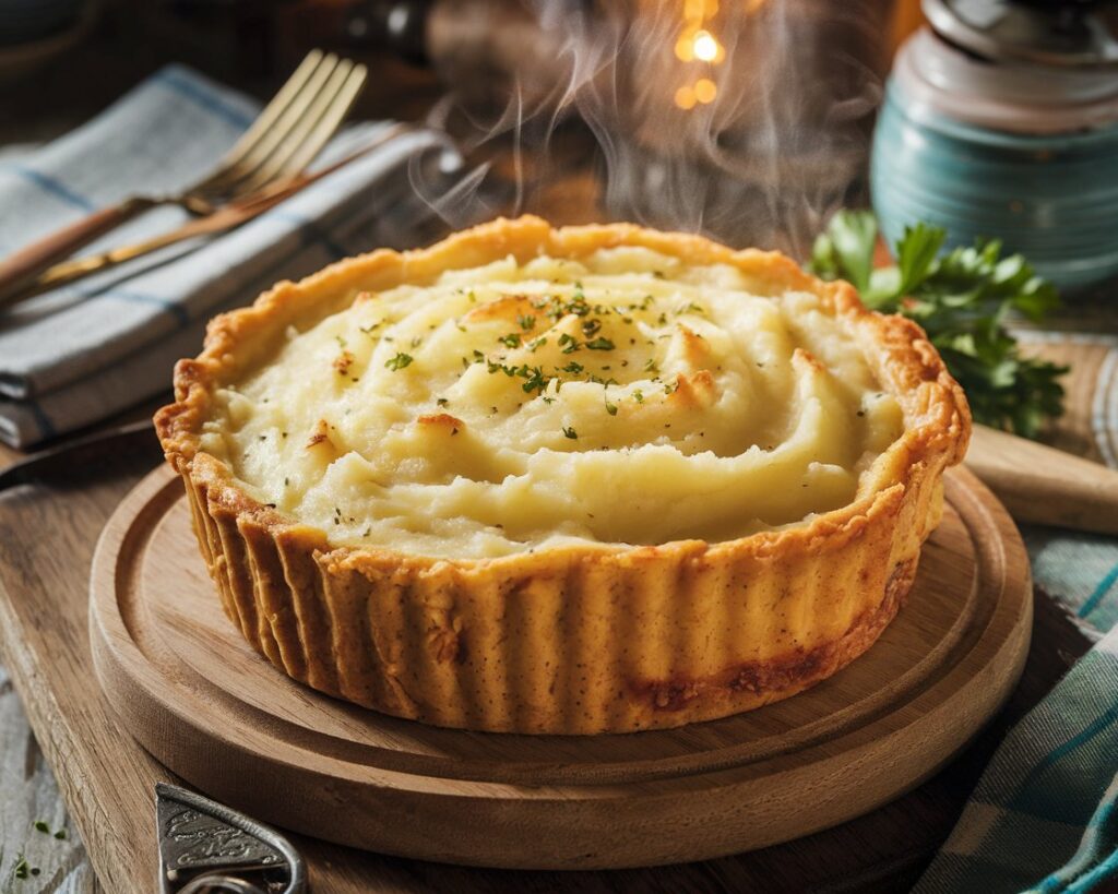 Cheesecake Factory Shepherd's Pie served family-style with side dishes.