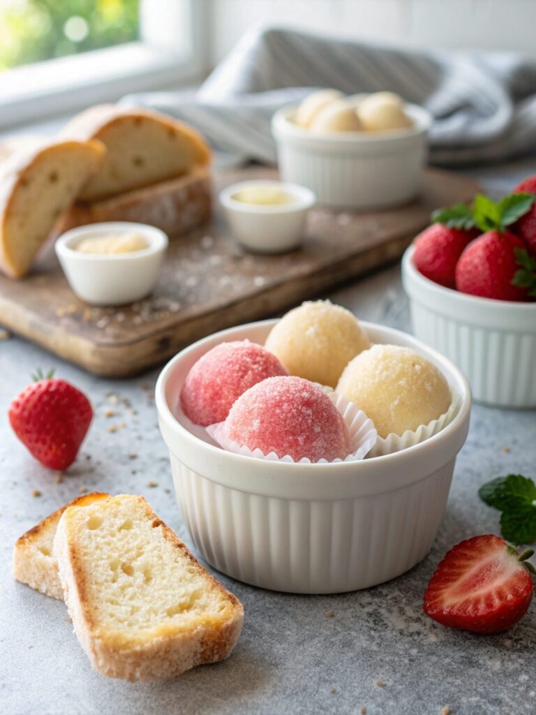 Baked keto gelatin fat bombs arranged beautifully for serving