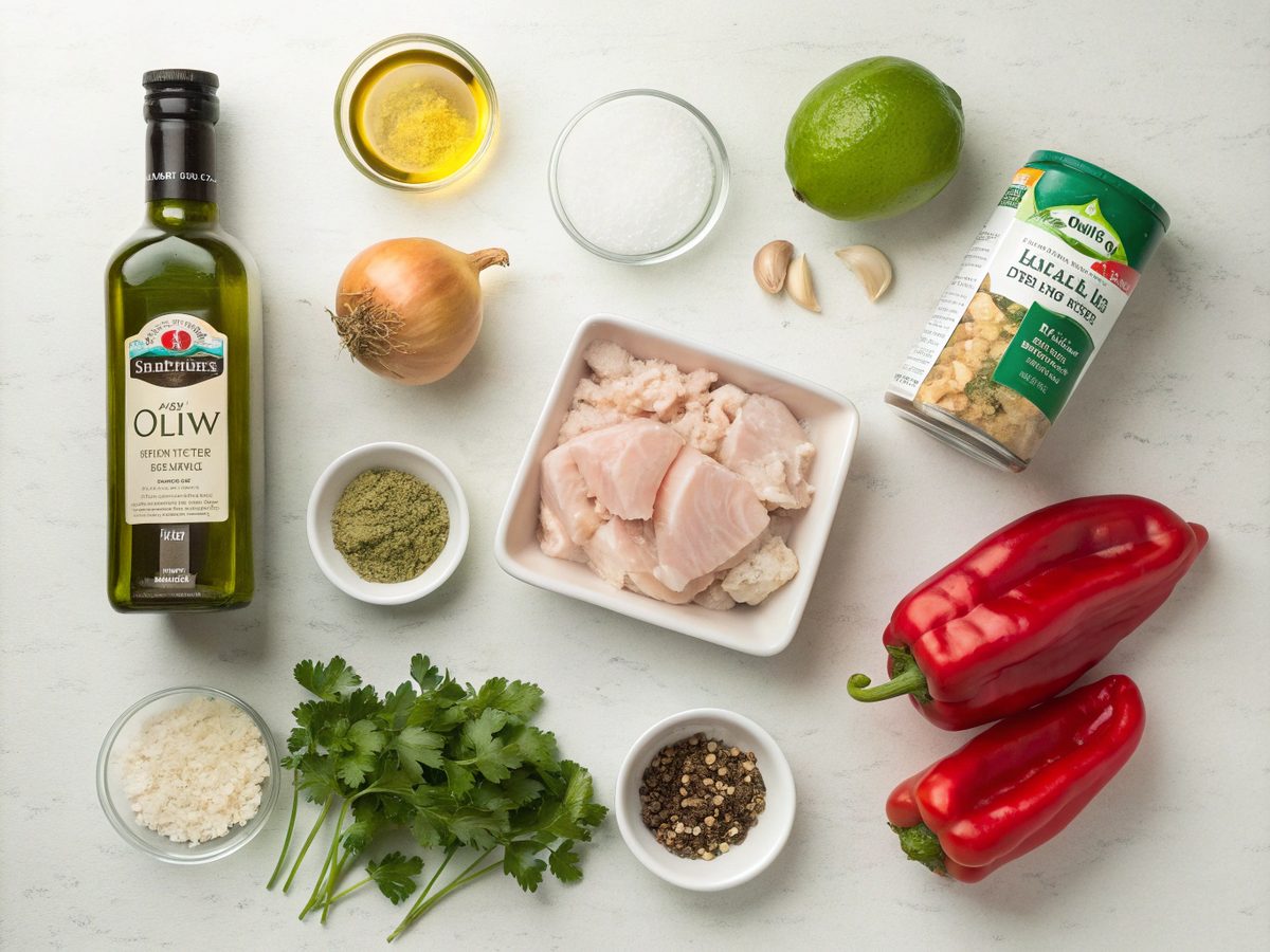 Ingredients for a comforting cilantro keto soup pot, showcasing fresh and vibrant elements.