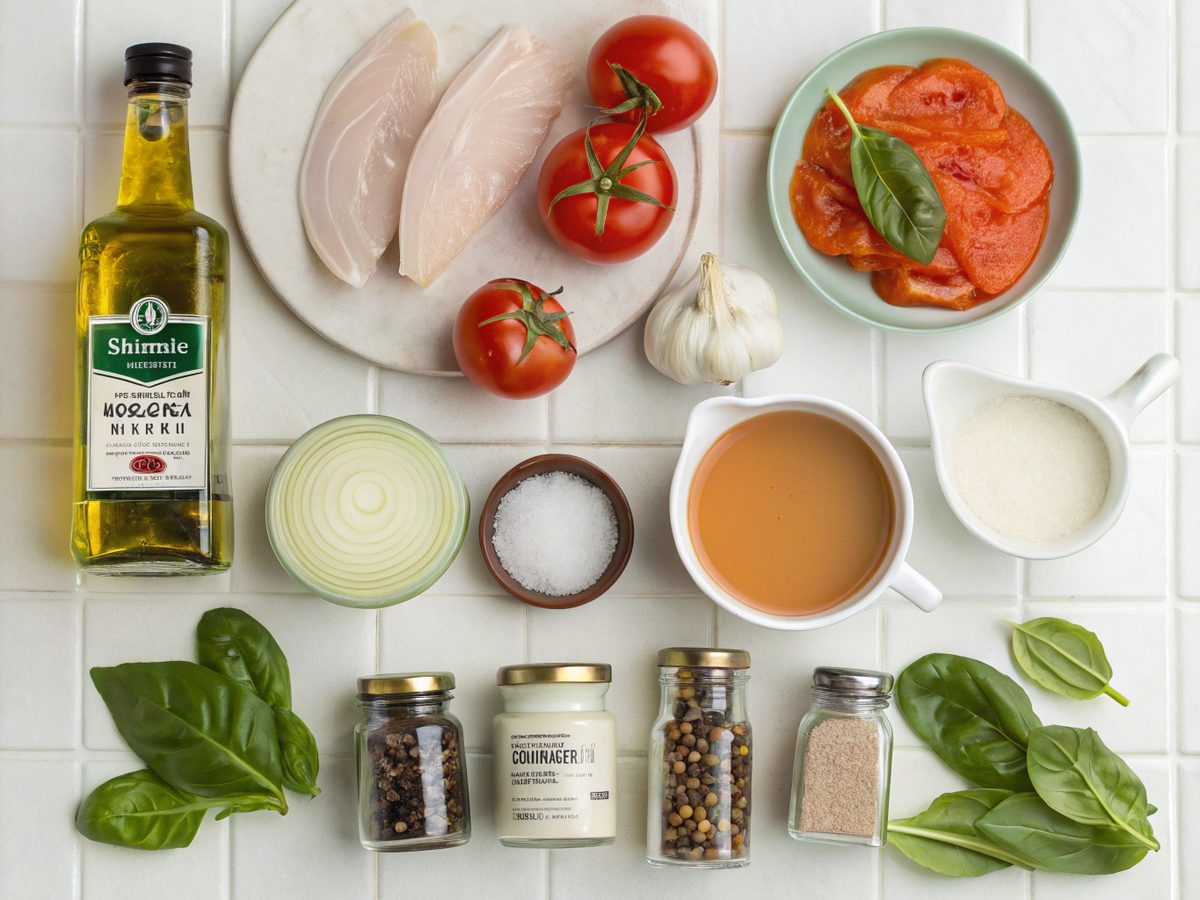 Ingredients for making Instant Pot Tomato Keto Recipe