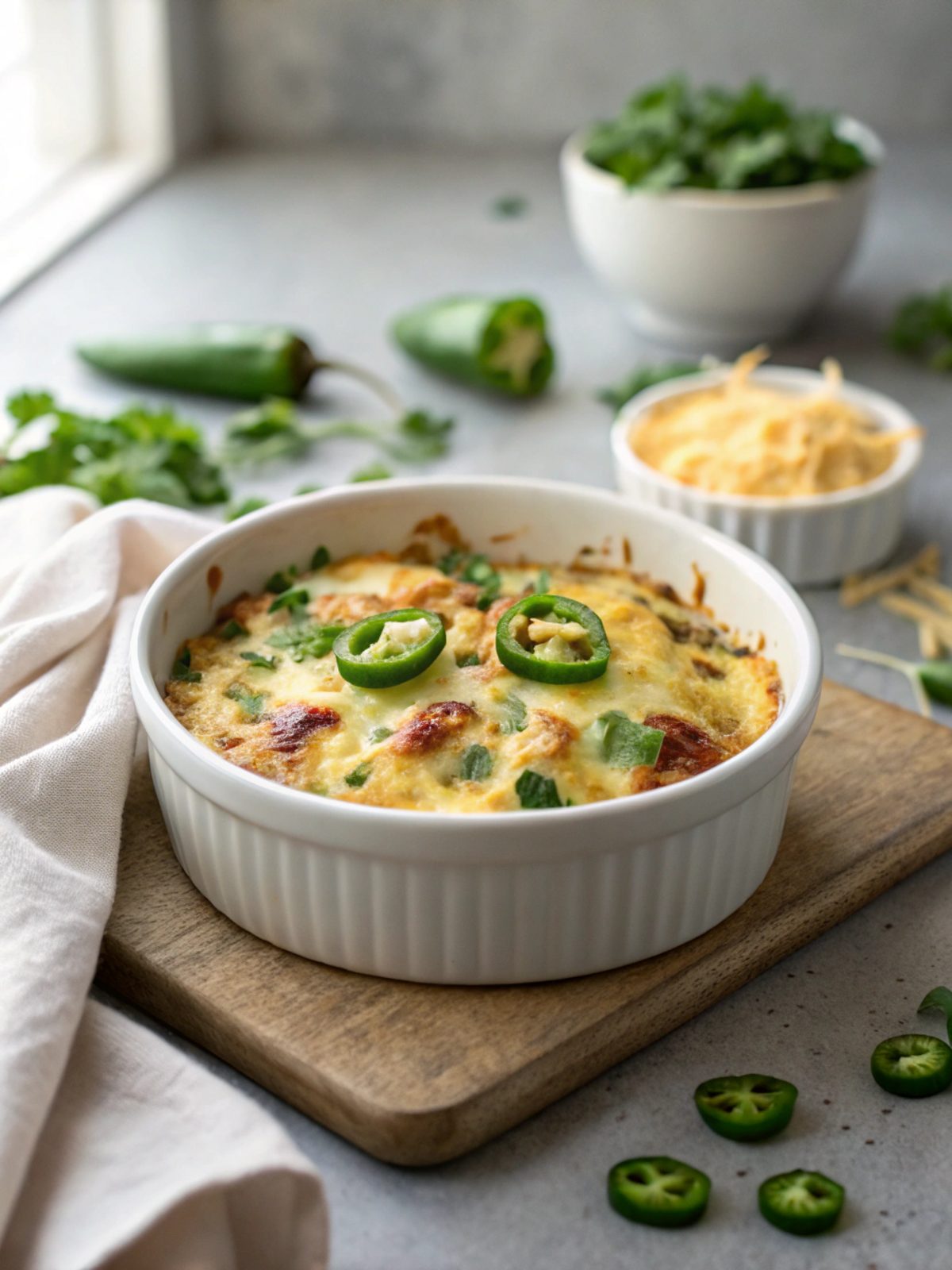 Delicious Keto Jalapeño Popper Chicken Bake
