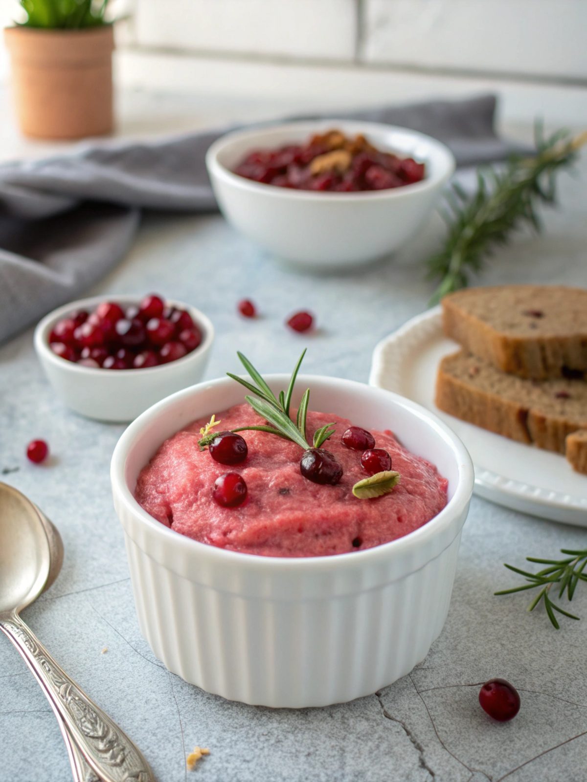 SEO-friendly alt text describing the featured image of Low Carb Cranberries Pudding Treat