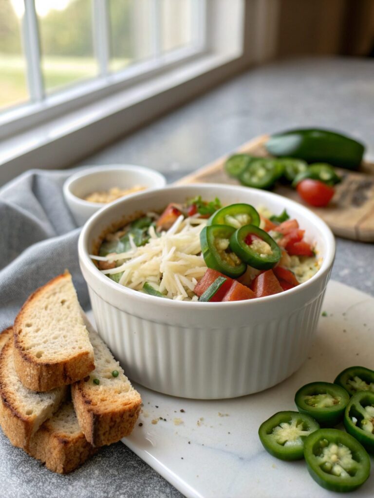 SEO-friendly alt text describing the featured image of Low Carb Jalapeno Pressure Cooker Delight