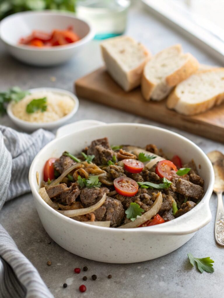 Tantalizing featured shot of the Skillet Keto Beef and Caraway recipe