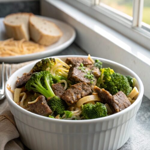 Featured image for Beef and Broccoli Skillet recipe