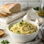 Featured image showcasing creamy garlic butter pasta