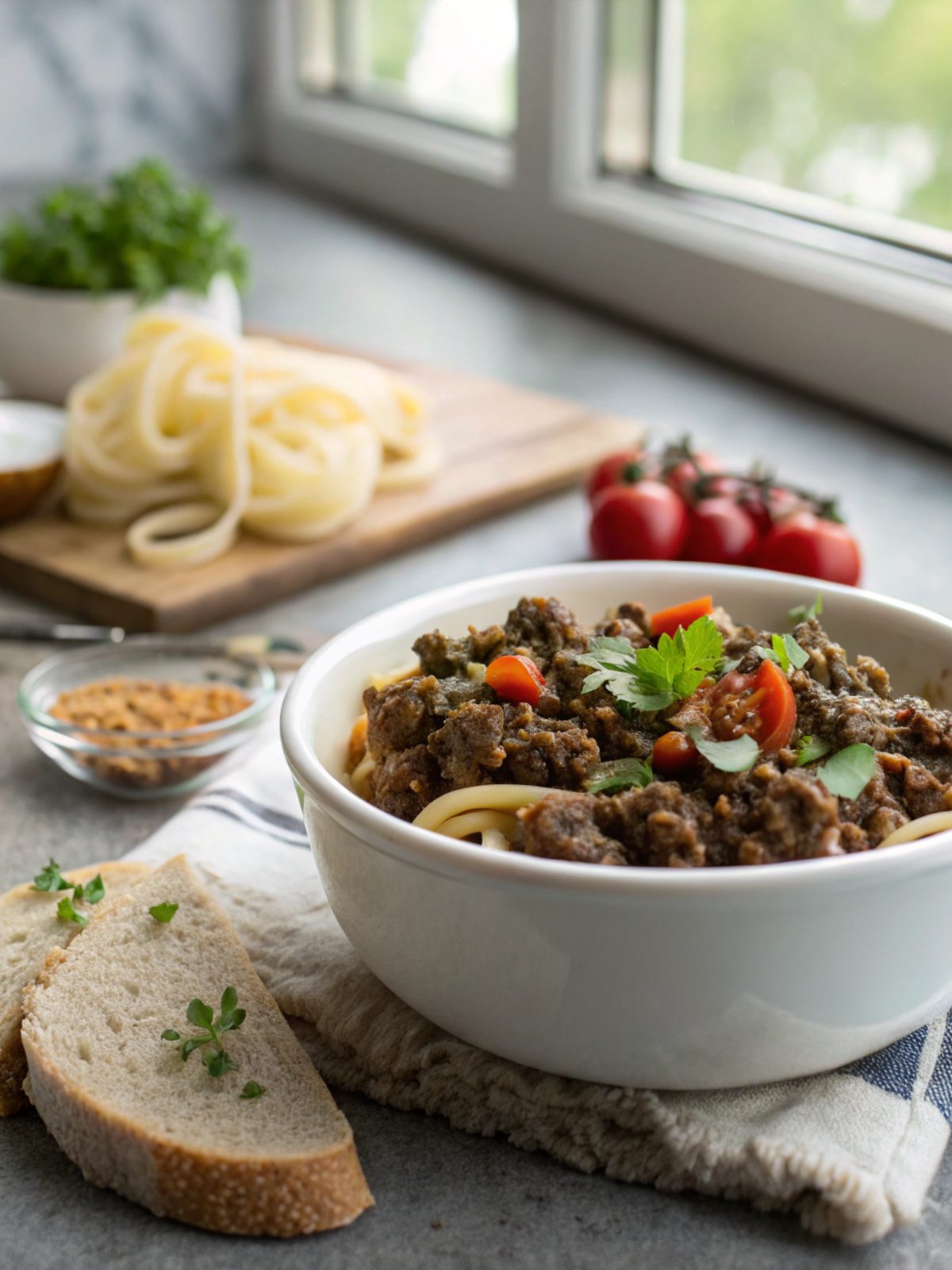 Featured image for Delicious Ground Beef Dinner Recipes showing a plated dinner