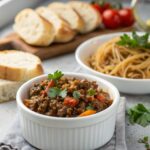 Easy Delicious Ground Beef Recipes ready to serve in a vibrant presentation