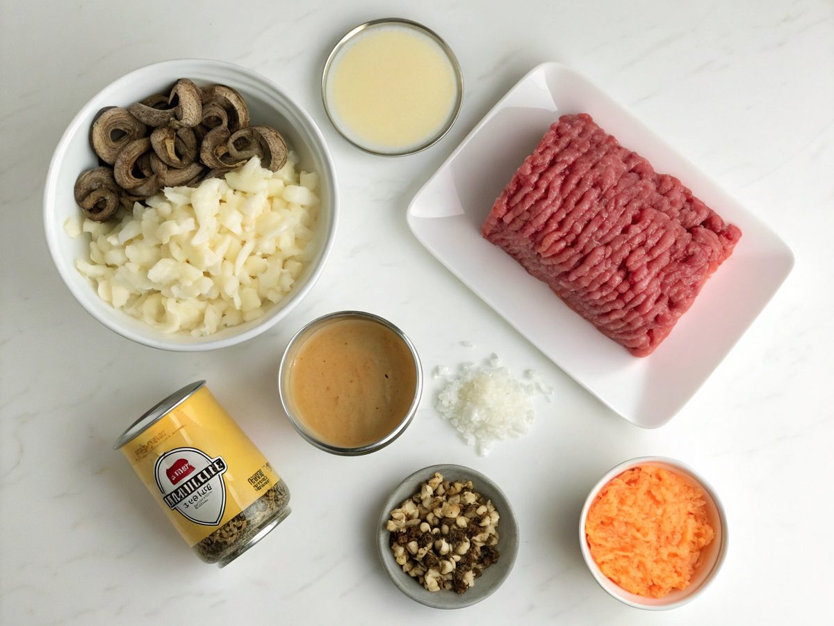 Ingredients display for Deliciously Simple Hobo Casserole Recipe