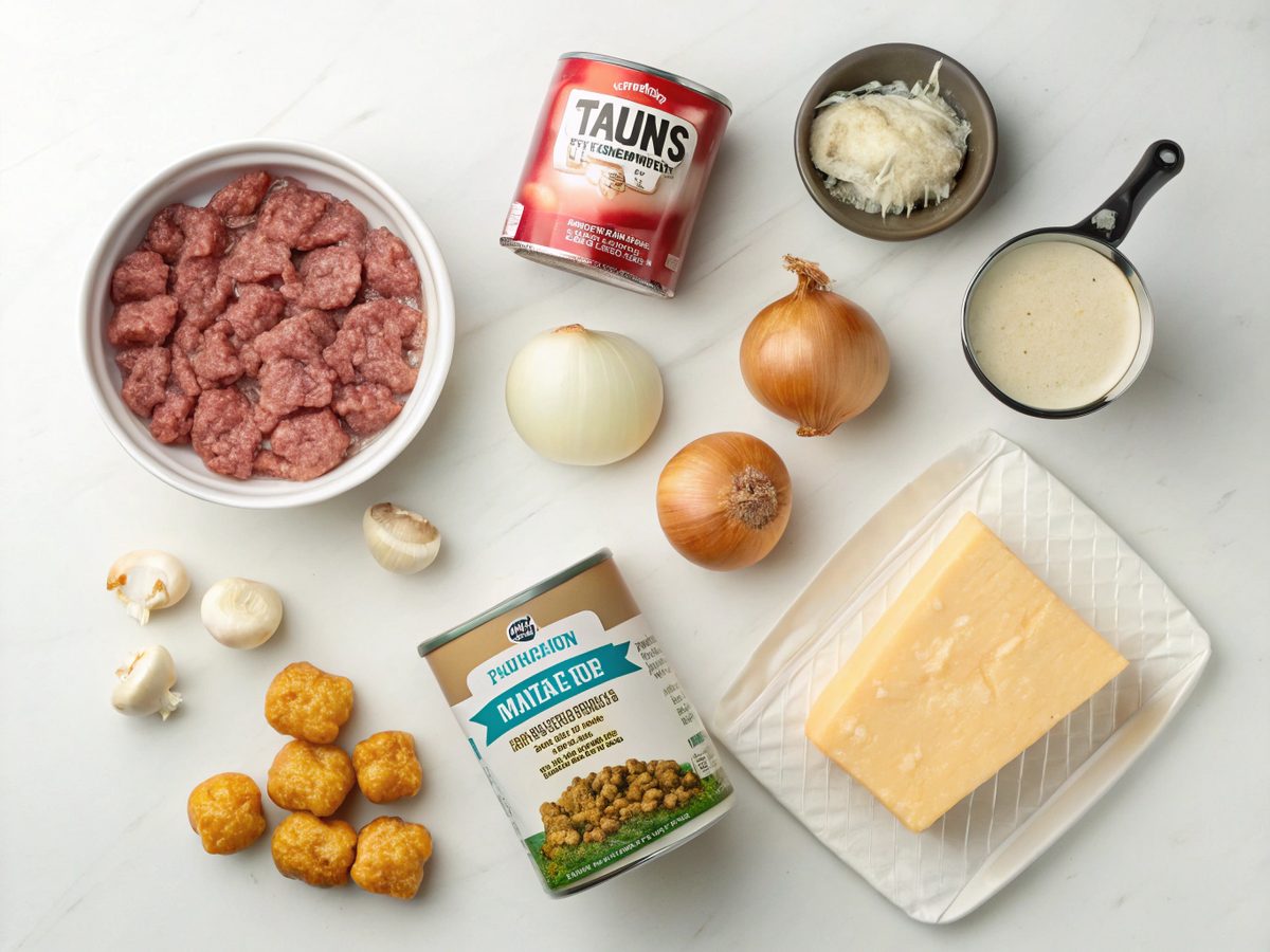 Ingredients for Poor Man’s Husband Casserole