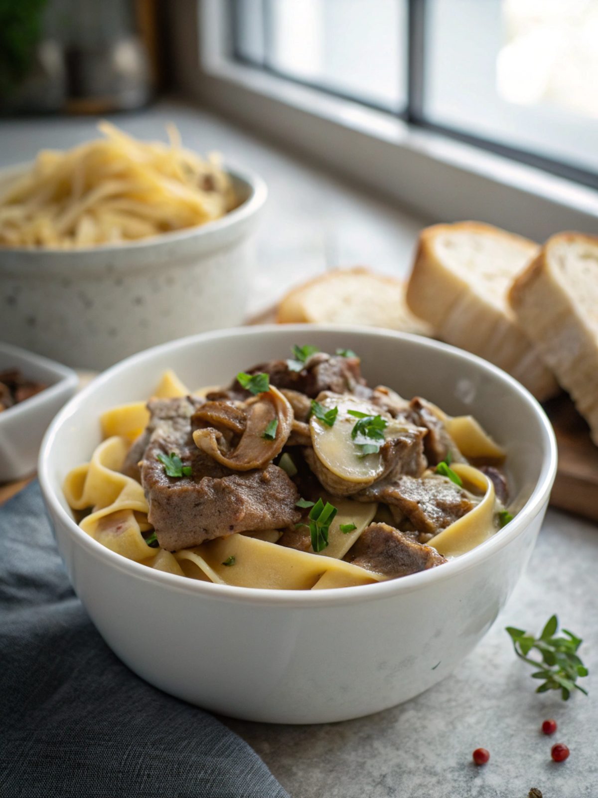 Featured image of Shaved Beef Stroganoff with Mushrooms