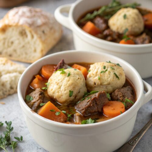 Featured image showcasing Slow Cooker Beef Stew Dumplings