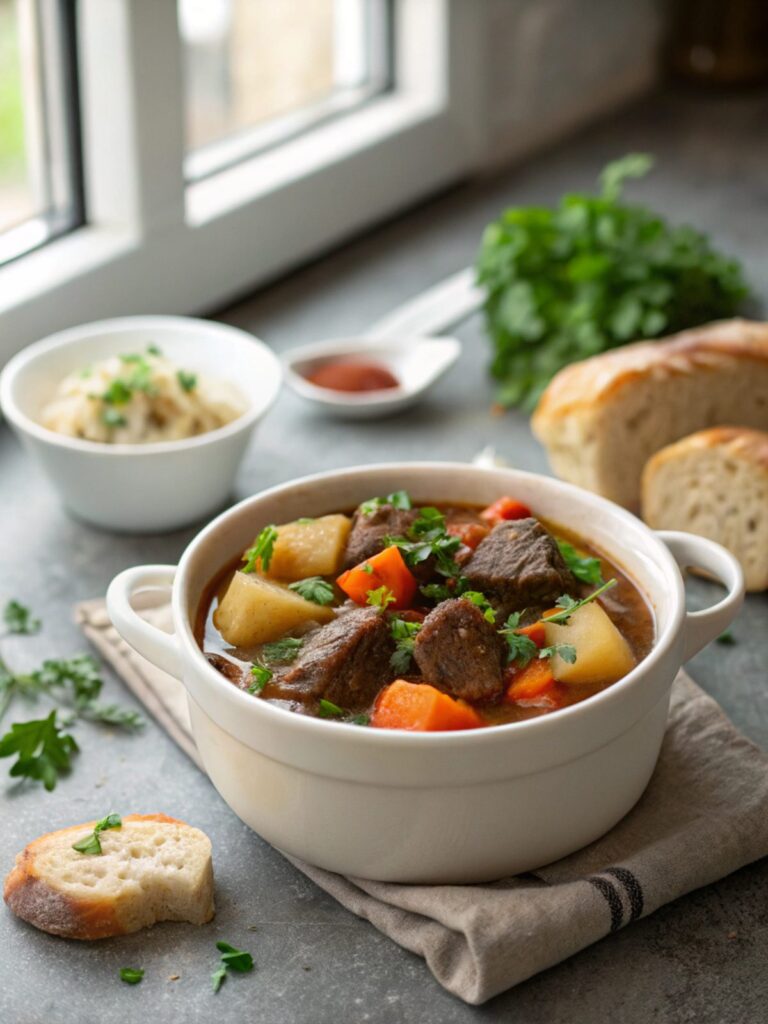 SEO-friendly featured image for hearty Slow Cooker Irish Beef Stew