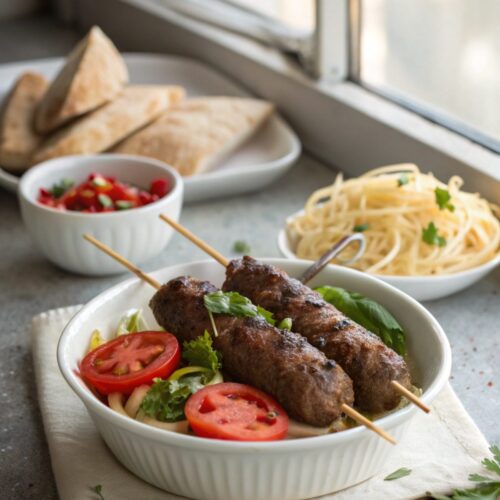 Mouthwatering Kafta Kebab Recipe image ready to tantalize your taste buds