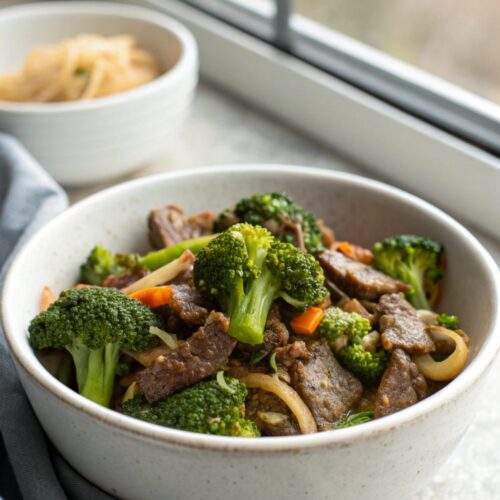 Delicious best beef broccoli recipe served fresh.