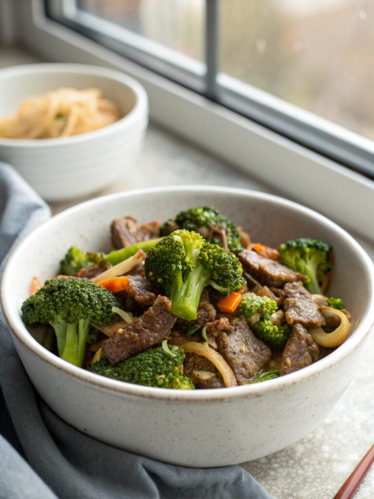 Delicious best beef broccoli recipe served fresh.