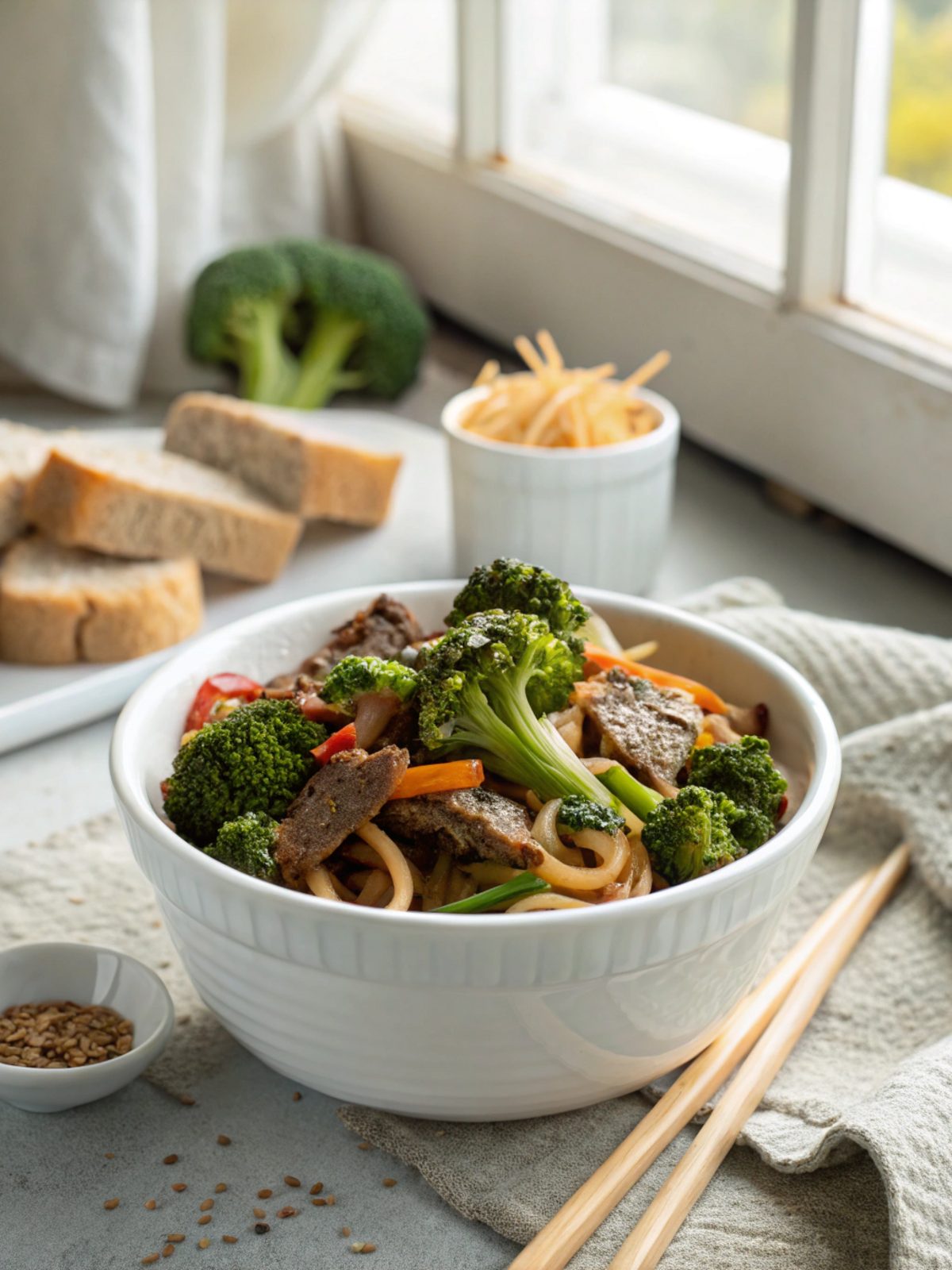 Plated Better Than Takeout Beef Broccoli, a vibrant homemade dish