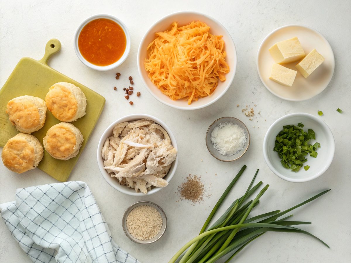 A visual representation of Buffalo Chicken Bombs Recipe Ingredients