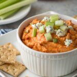 SEO-friendly alt text describing the featured image, including the Buffalo Chicken Dip Recipe