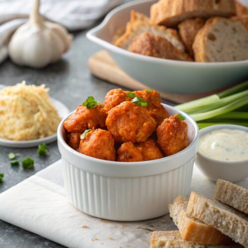 Featured image showcasing Buffalo Ranch Chicken Bites