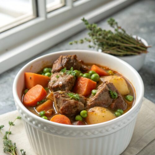 Classic Beef Stew in Crock Pot - A hearty dish with tender beef and vegetables