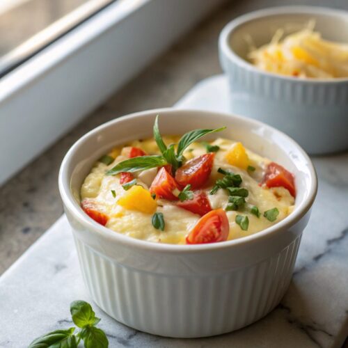 SEO-friendly alt text describing the featured image of Cottage Cheese Egg Bites