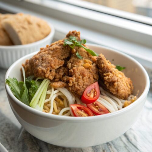 Mouth-watering homemade chicken fried chicken recipe image displaying the crispy golden brown dish.