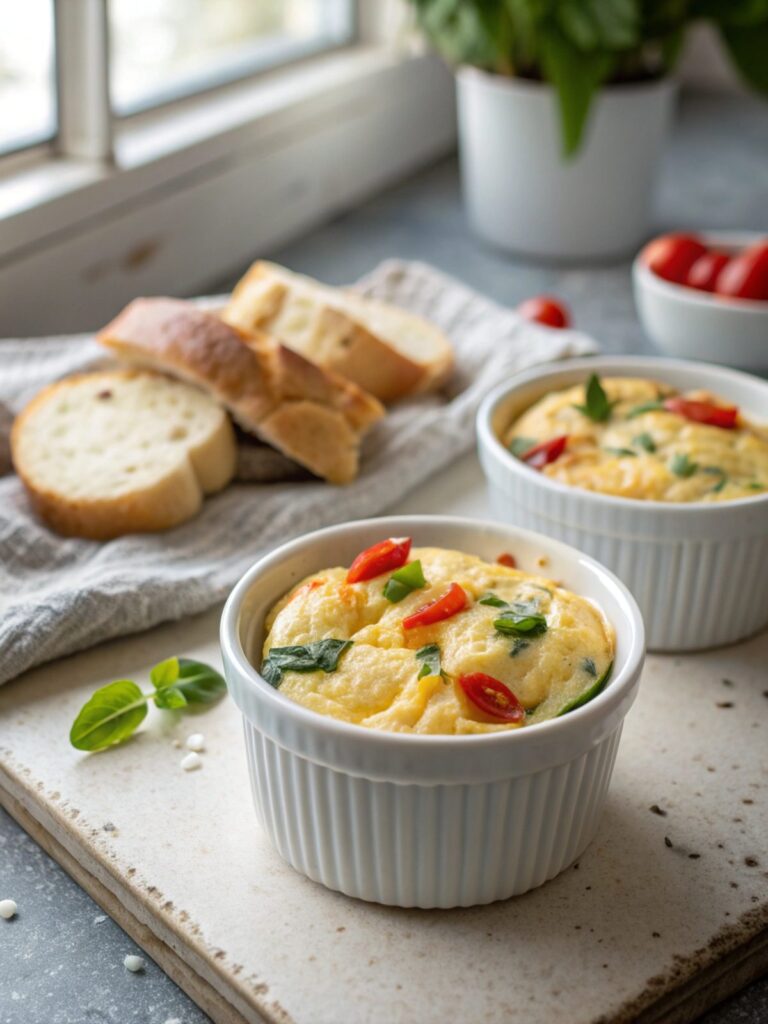 SEO-friendly alt text describing the featured image for the cottage cheese egg bites.