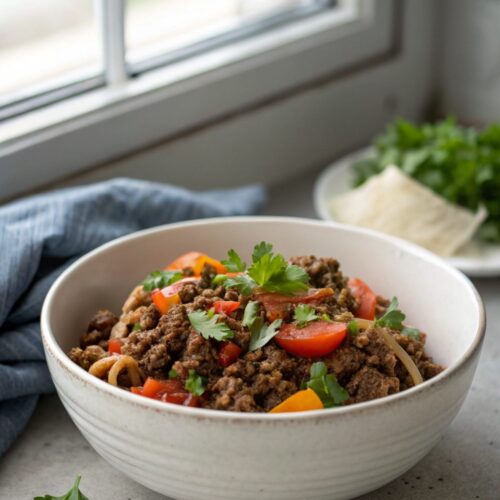 Featured image of prepared ground beef supper ideas.