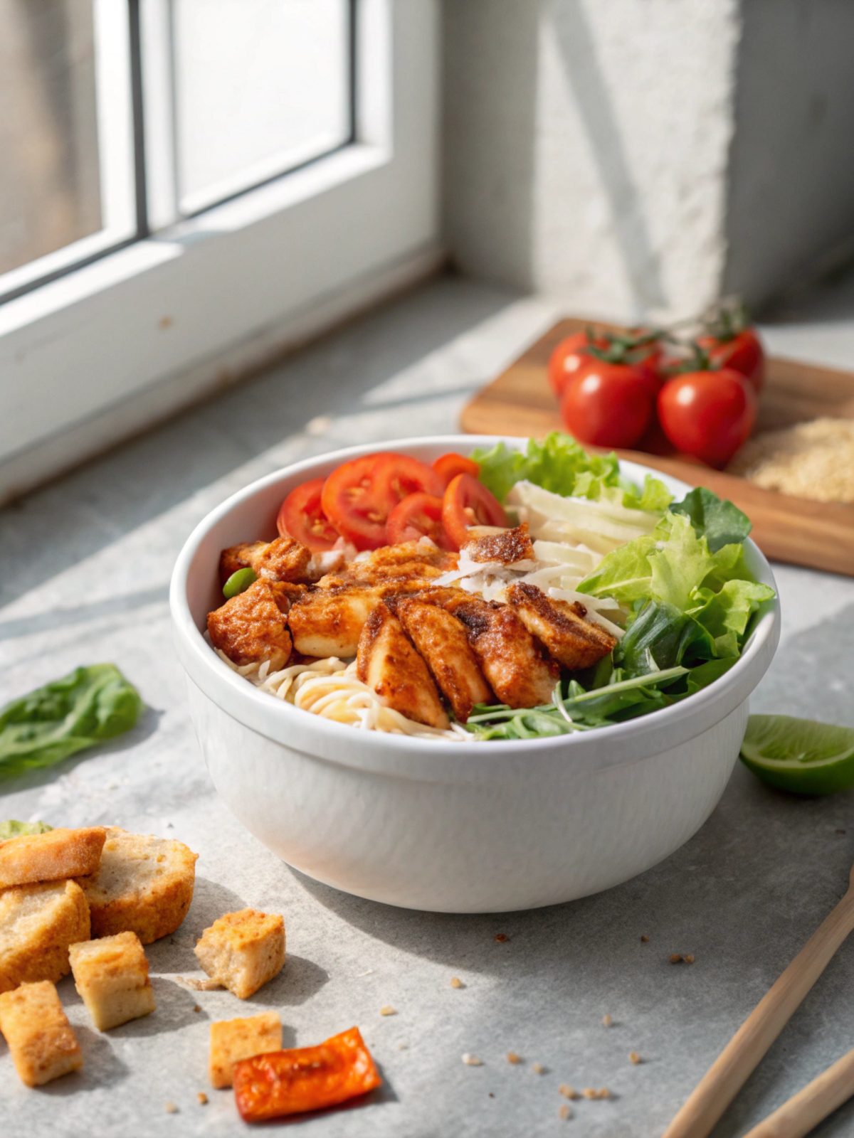 A perfect bowl filled with all the flavors of Healthy Buffalo Chicken Bowls