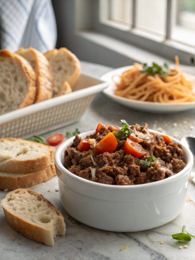 SEO-friendly alt text describing the featured image of hearty ground beef recipes