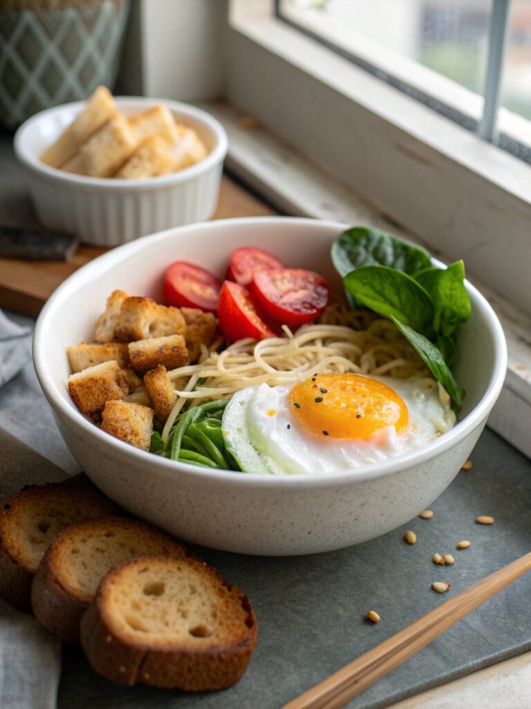 Tantalizing skillet breakfast high in protein and low in calorie