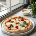 SEO-friendly alt text describing the featured image of homemade margherita pizza.