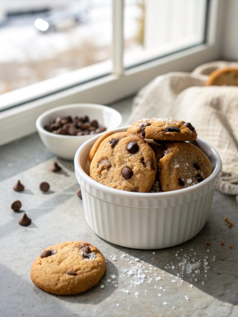 A plate of delicious homemade chocolate chip cookies