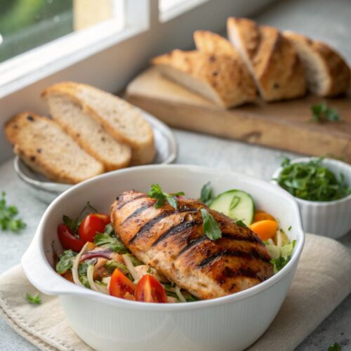 SEO-friendly alt text describing the featured image of juicy BBQ chicken breast.