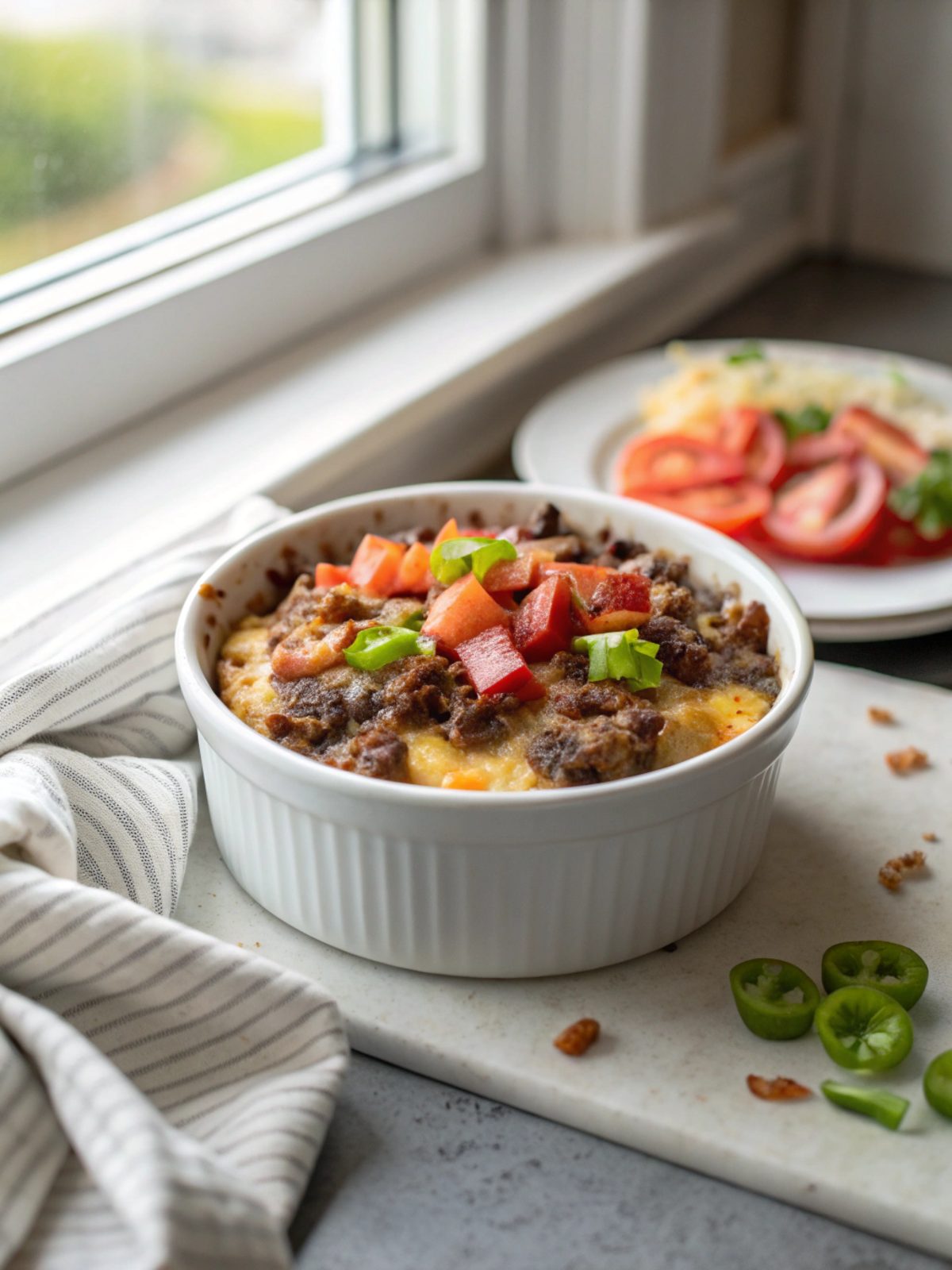 Delicious image of Keto Bacon Cheeseburger Casserole