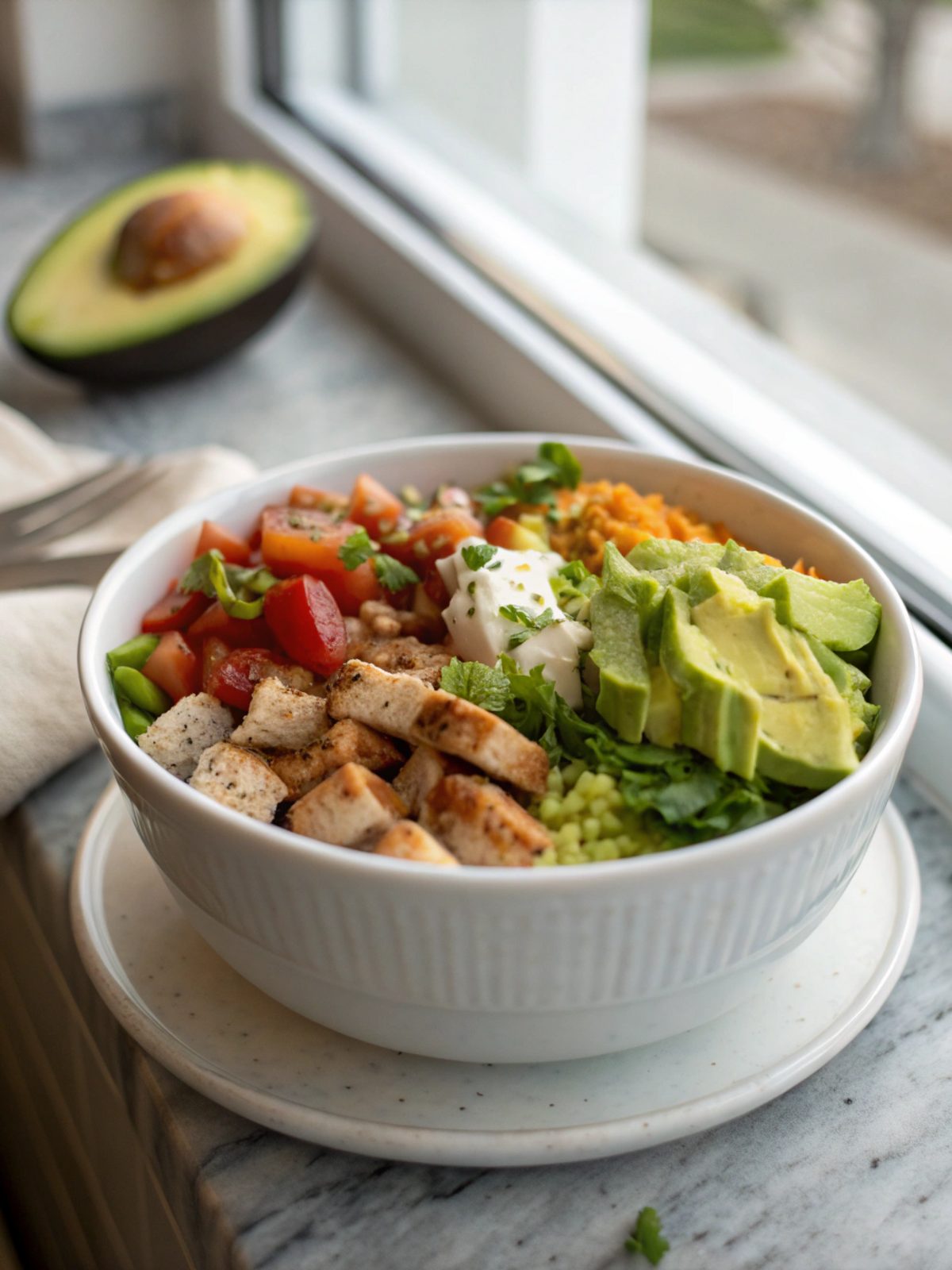 Featured image of a Low Carb Burrito Bowl