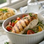 SEO-friendly alt text describing the featured image, showing melt in your mouth chicken breast on a plate.