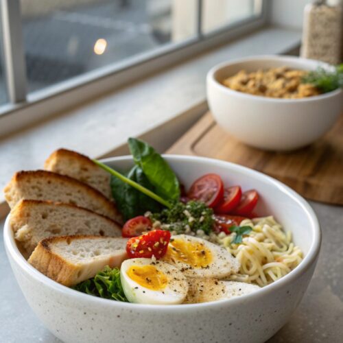 Featured image of high protein breakfast bowls showcasing vibrant, fresh ingredients.