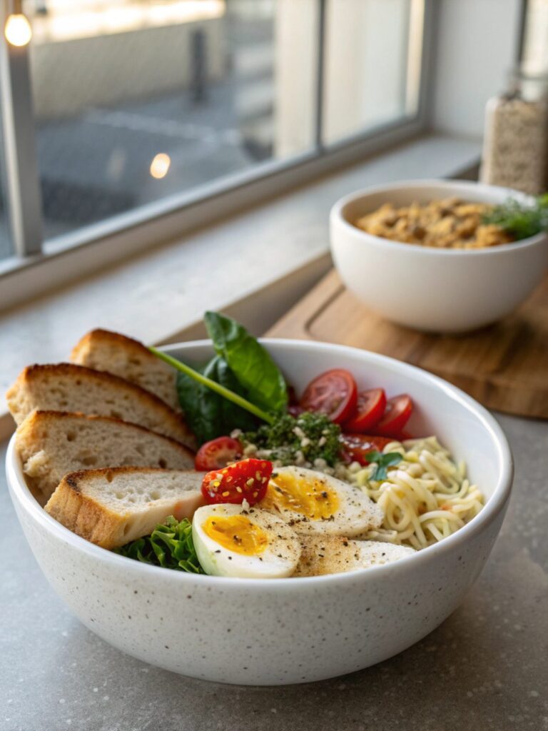 Featured image of high protein breakfast bowls showcasing vibrant, fresh ingredients.
