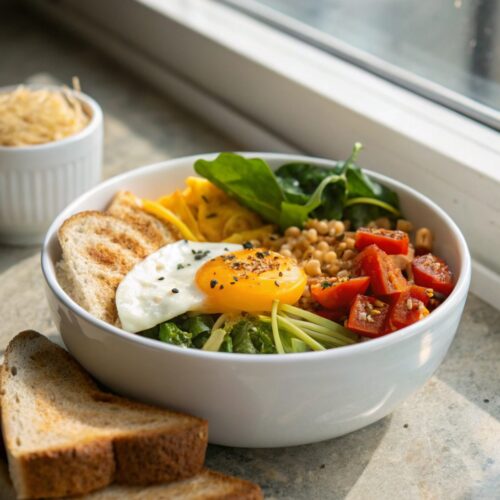 Featured image of a protein breakfast meal prep