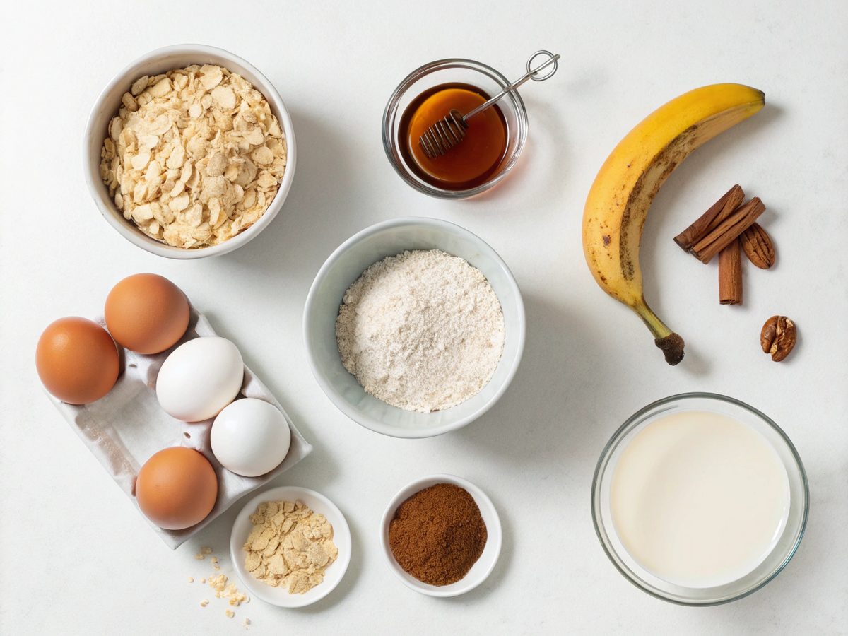 Ingredients for protein powder breakfast recipes