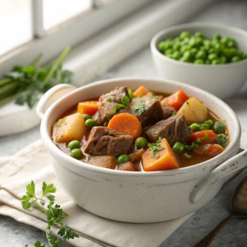 Showcase feature image of slow cooker beef stew