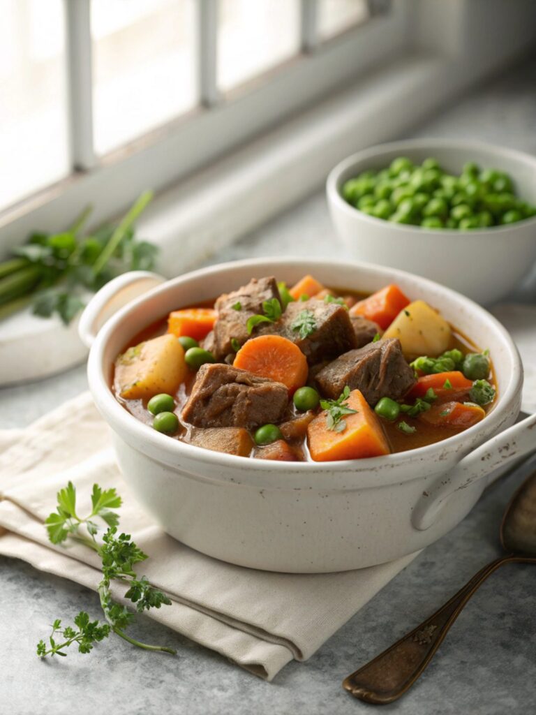 Showcase feature image of slow cooker beef stew