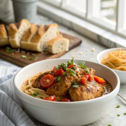 Featured image showcasing the Southern Smothered Chicken Recipe.