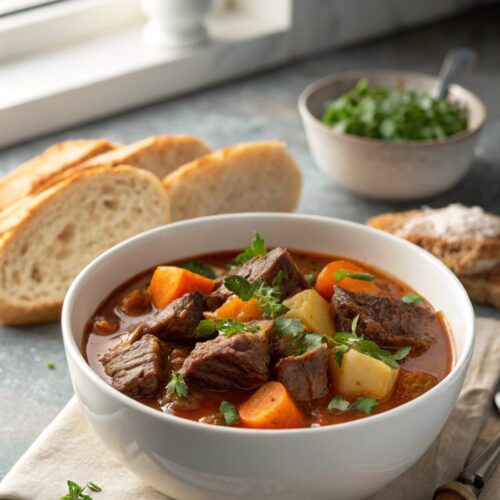 SEO-friendly image of Ultimate Beef Stew Recipe highlighting its savory and comforting aspects