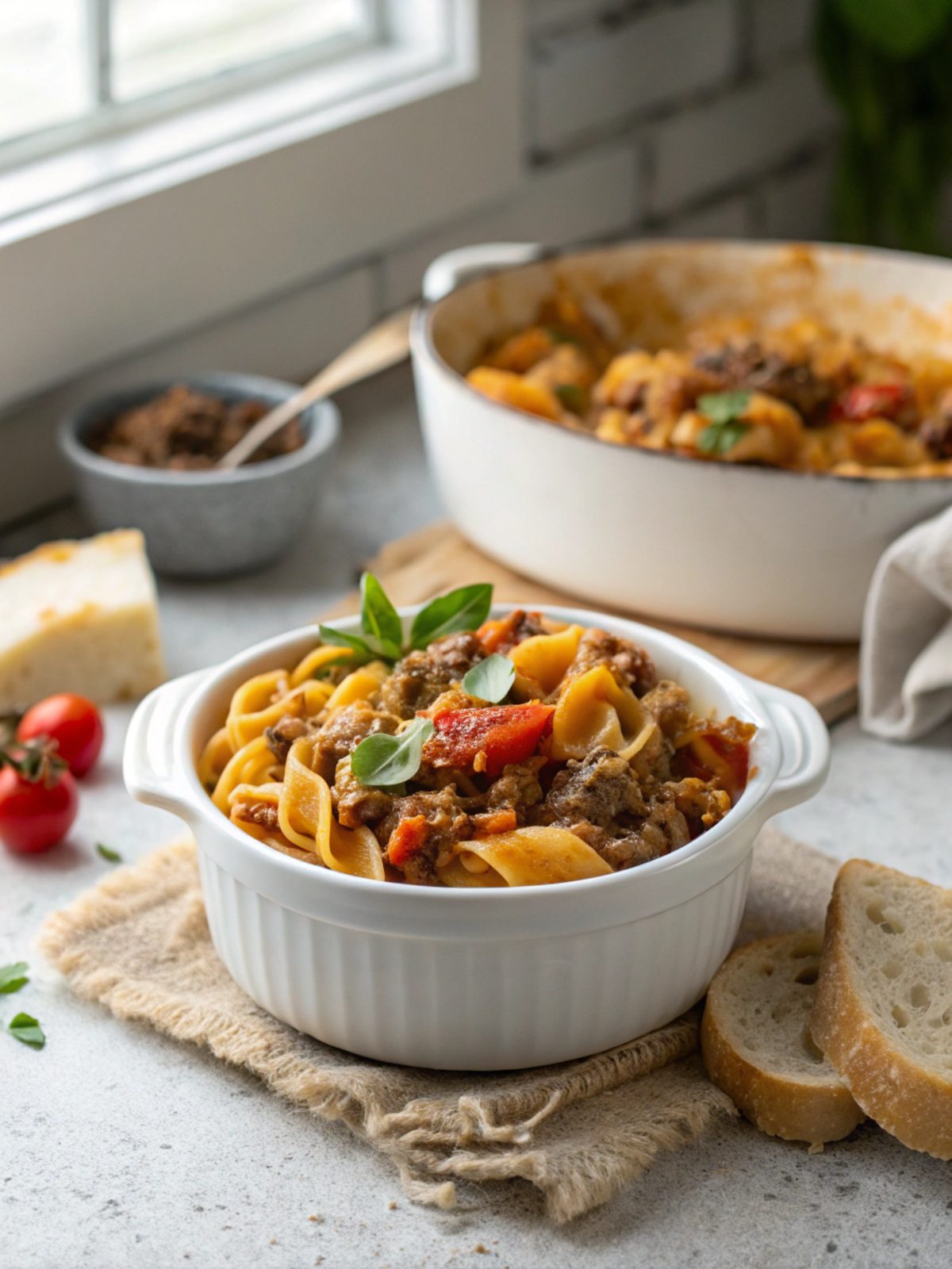 Ground Beef Pasta Casserole, a comforting dinner classic