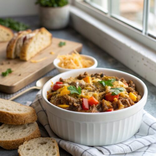 SEO-friendly alt text describing the featured image of cowboy casserole recipe.